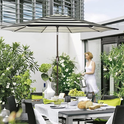 9' Outdoor Patio Umbrella, Outdoor Table Umbrella, Yard Umbrella, Market - Image 7