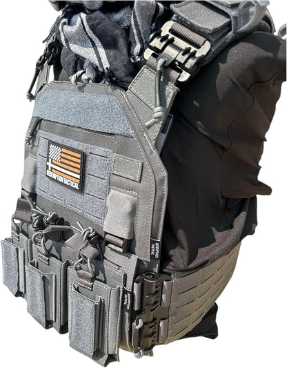 Redemption Crusader 2.0 Molle Quick Release Buckles Airsoft Vest With Adjustable Size Sides And Triple Pouch