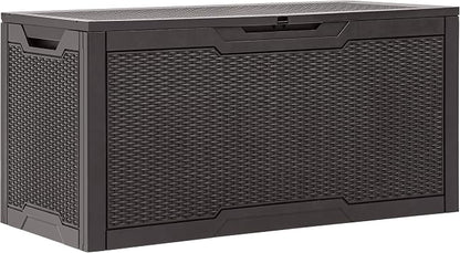 YITAHOME 100 Gallon Large Resin Deck Box Outdoor Storage Boxes - Image 7