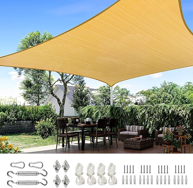 Quictent Sun Shade Sail for Patio by QUICTENT