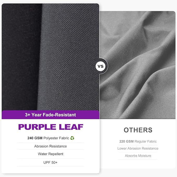 PURPLE LEAF Patio Umbrella Left-right Tilting 10FT - Image 4