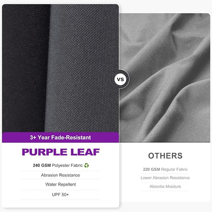PURPLE LEAF Patio Umbrella Left-right Tilting 10FT - Image 4