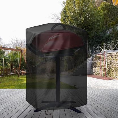 Grill Cover for George Foreman 12 Serving Indoor/Outdoor Electric Grill GFO201R, Waterproof BBQ Grill Cover, All Weather Resistant Grill Covers- 24 x 12 x 29 Inch