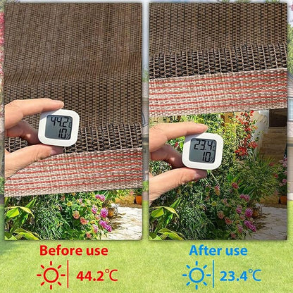 90% Sun Shade Cloth with Grommets, 10 x 12 FT Pergola Replacement Shade Cover - Image 4