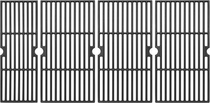 DELSbbq Cast Iron Grill Grates for Charbroil Performance 6 Burner Grills 463245917 463238218 463276517 463276617 463277918 466245917, Cooking Grids Replacement for G470-0002-W1 G470-0003-W1