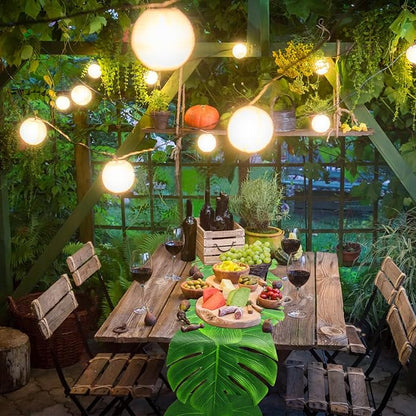 12 Pcs Palm Leaves Table Runners 72 Inch, Artificial Tropical Palm Leaves Table Runner Faux Leaf Table Cloth for Wedding Hawaiian Luau Theme Party Supply Summer Table Wall Decorations