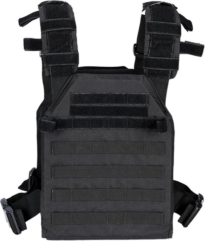 Greencity Weight Vest Adjustable Strength and Endurance Training, Tactical Vest Quick Release with Molle System, Fitness Workouts, Running