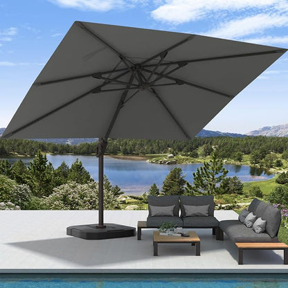 9' X 12' Cantilever Patio Outdoor Umbrella - Image 2