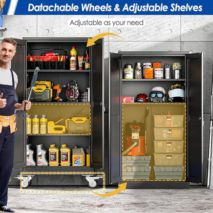 GAIOUS Metal Garage Storage Cabinet - Image 3