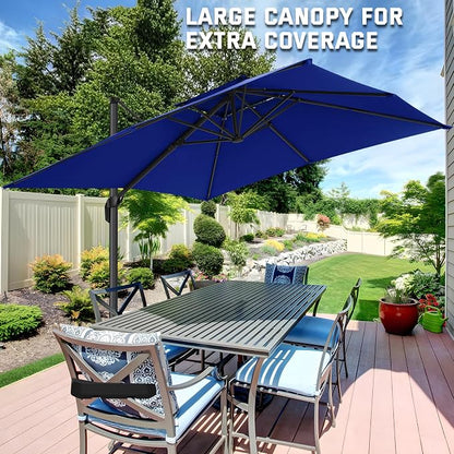 Hoteel Outdoor Patio Umbrella - 10ft Cantilever Umbrella - Image 2
