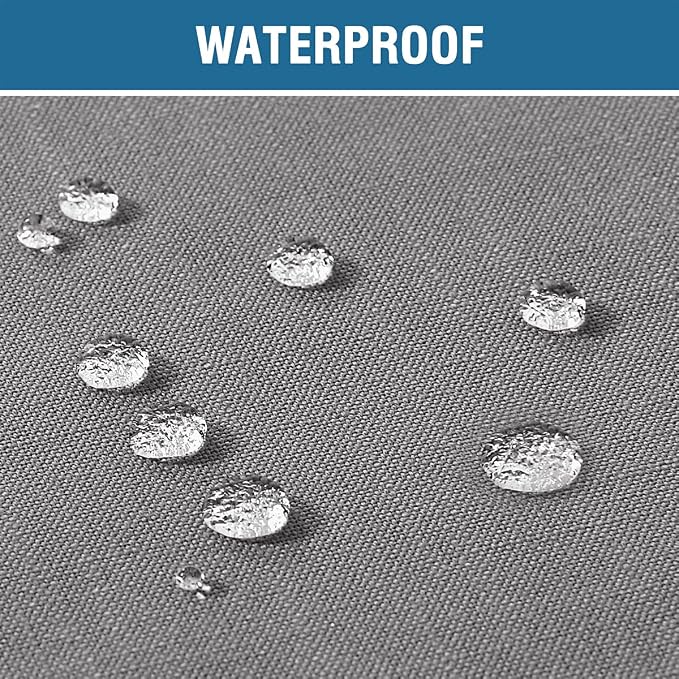 H.VERSAILTEX Linen Look Outdoor Curtains Waterproof - Image 3