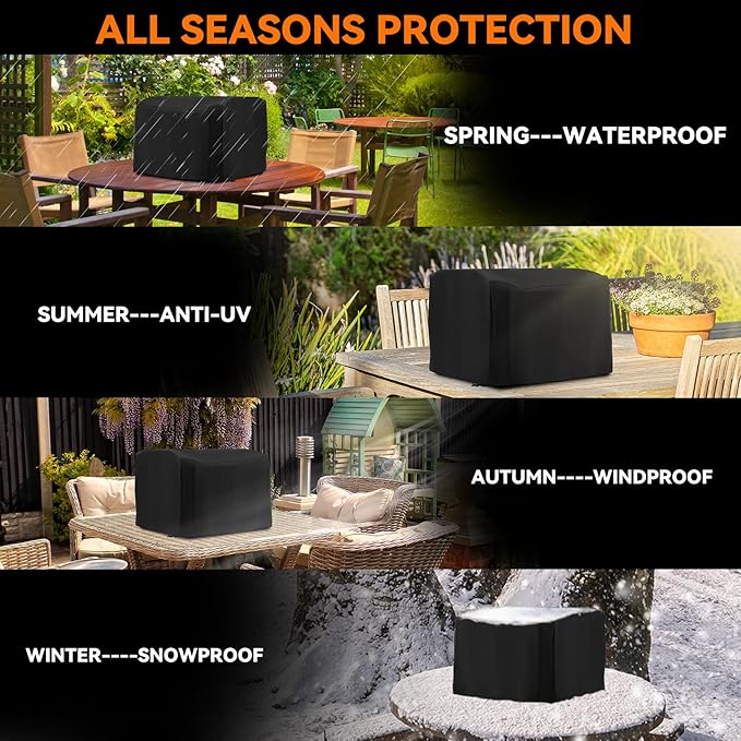 23.6" Grill Cover for Gas Stoves and Oven, Fits GS318 GS322, Waterproof BBQ Cover Suitable for Blackstone, Cuisnart, Pit Boss, Char-Broil, Monument and More, CV702
