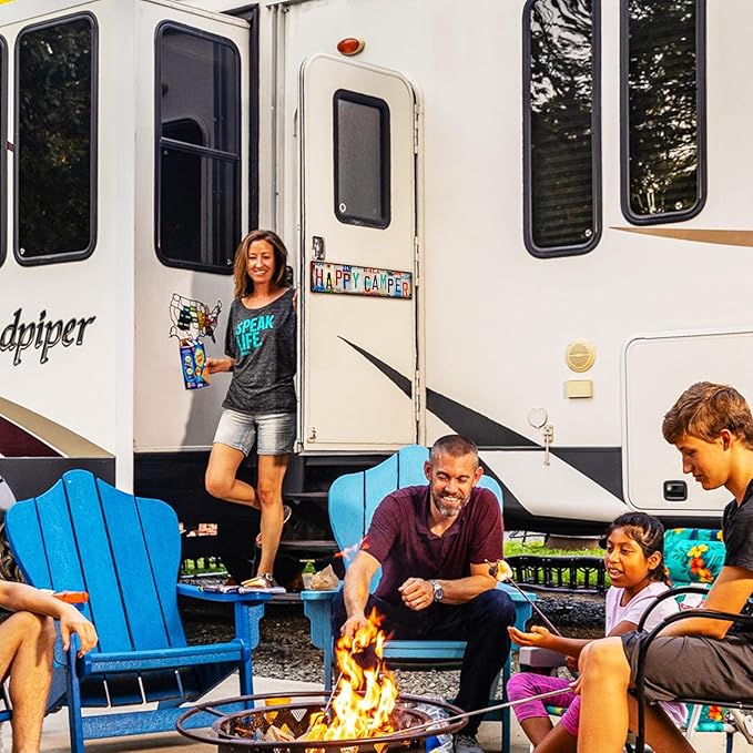 LALAWELL Camping Essentials Gear RV Accessories for Inside Camper Decor Must Haves Funny Stuff Cool Gifts for Men Travel Trailers Bedroom Wall Art