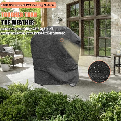 Grill Cover for Charbroil Bistro Pro Electric Grill, Waterproof Outdoor Griddle Cover for Char Broil Bistro Pro Grill Model 25302145 25302146 25302148 25302161 CB1250073P4 Gas Grill Accessories