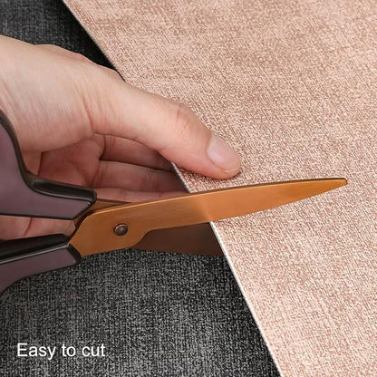 Table Runners 55 Inches Long, Dual-Sided Faux Leather Farmhouse Table Runner Waterproof Heatproof Non-Slip for Living Room Party Home Decor Holiday Decorations(Gray Pink, 12 x 55 Inch)