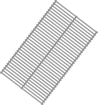 1 Pack 40901 Grill Steel Wire Cooking Grid Rock Grates Replacement Parts for BBQ Grillware Models,for El Patio Models,14 inch x 24 3/8 inch