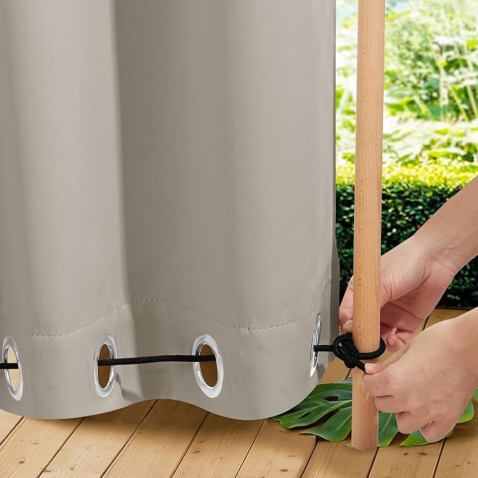 NICETOWN Windproof Outdoor Curtains - Image 5