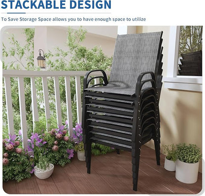 Patio Chairs Set of 8 - Image 3