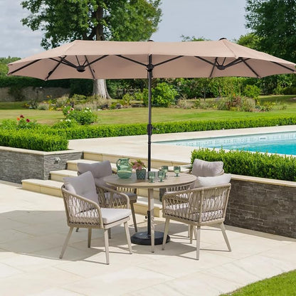 HERA'S PALACE 13 ft Rectangle Patio Umbrellas Large Outdoor Umbrella - Image 2