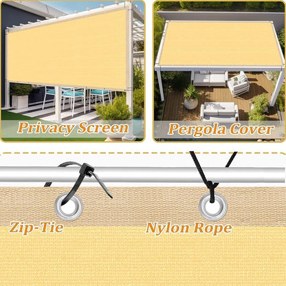 Shade&Beyond Customized Size 4' X 9' Shade Cloth - Image 4