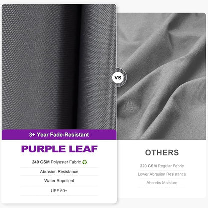 PURPLE LEAF Patio Umbrella Left-right Tilt 10FT - Image 4