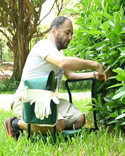KVR Garden Bench for Kneeling and Sitting Foldable Garden Kneeler and Seat - Image 2