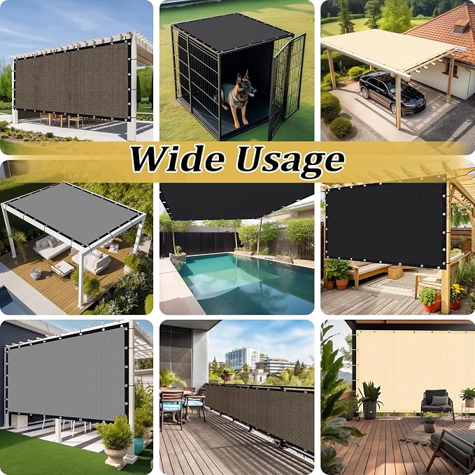 Shade&Beyond Customized Size 11' X 17' Shade Cloth - Image 6