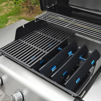 Grill Parts for Weber Spirit 2, Spirit 300 & GS4 Spirit II 300 Series, Spirit E-310,S-310 320, Spirit II E/S 310 Gas Grills with Front Mount Control, 7636/67046 Flavorizer Bars & 7639/7638 Grill Grate