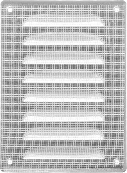 Repa Market 5.5" x 7.5" Inch (Outer Dimensions) Galvanized Air Vent Cover - Steel Steel Return Air Grilles - for Ceiling and Sidewall - HVAC - with Protection Screen (5.51'' x 7.48'' Inch)
