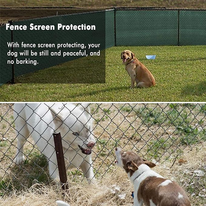 UPGRADE Privacy Fence Screen 3'x13' Dark Green Outdoor 90% Visibility Blockage 170 GSM Mesh Shade Cover Panels for Backyard,Balcony,Home Decoration with Zip Ties,Customized Avaliable