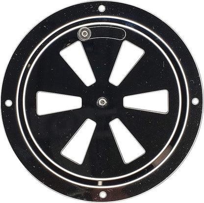 4" BBQ Smoker Air Vent (Stainless Steel) - Pinwheel Grill Damper For Increased Airflow