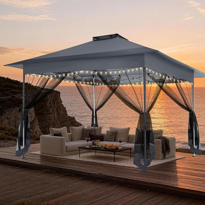 COBIZI 10x15 Pop up Canopy Gazebos on Clearance-Canopy Tent - Image 6