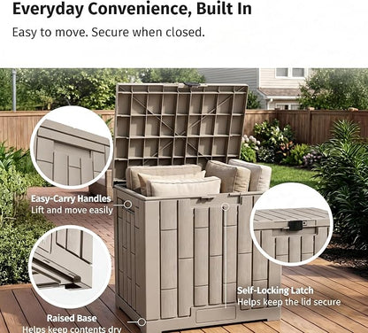 31 Gallon Resin Deck Box, Package Delivery Box - Image 7