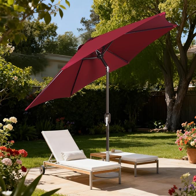 7.5 ft Patio Umbrella, Yard Umbrella, Outdoor Market Umbrella - Image 7