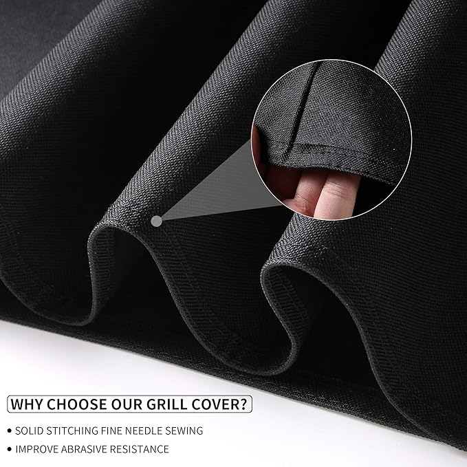 SUPJOYES Grill Cover for Weber Q Series Grills, Portable BBQ Cover for Weber Q2000 and Q200 (Not Fit for Q2200)