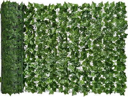 DearHouse Artificial Ivy Privacy Fence, 157.5x39in Artificial Hedges Fence and Faux Ivy Vine Leaf Decoration for Outdoor Decor, Garden Decor