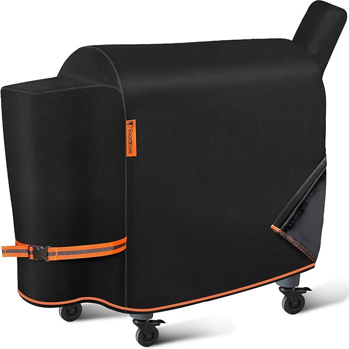[Upgraded 1000D Heavy Duty Fabric]Grill Cover for Traeger Pro 34/780 Series, Waterproof Wood Pellet Smoker Cover, Tear & Fade Resistant with Buckle,Zipper, for Treager Pro 34/780/Texas 34, Z Grills700