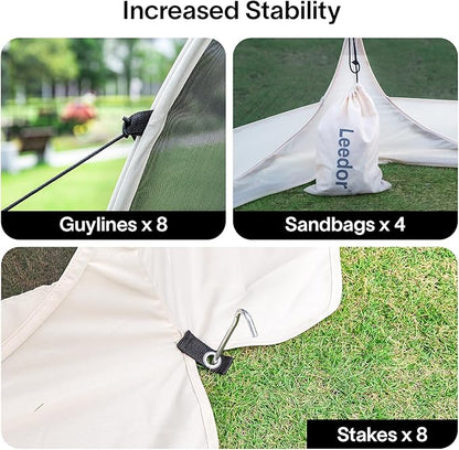 Alvantor Pop Up Screen House Tent, Instant Outdoor Gazebo - Image 6