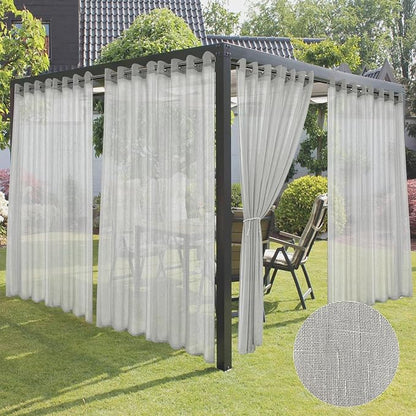 Semi Voile Sheer Outdoor Curtains by HolidayIdeas
