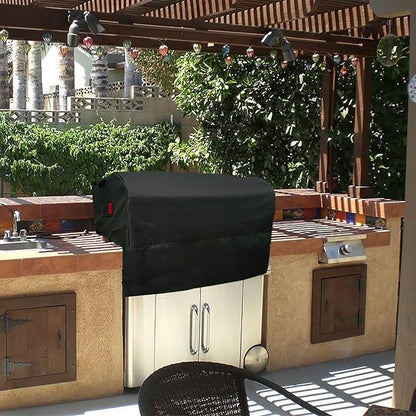 Built-in Grill 45" Fits for Weber Summit S-660,Weber Summit SB38 S,Bull 38” & 5 Burner,Blaze 40”,Hygrill 40”,Brand-Man 40”,Most 34"-42" Built in Grill,Island BBQ Top Cover