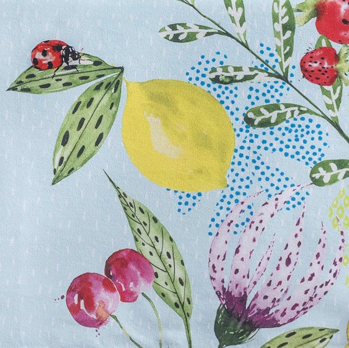 Maison d' Hermine Table Cloth Rectangle Table 100% Cotton 70 x 120 Inches Tablecloth Reusable for Dining Room, Farmhouse, Home, Party, Festive & Wedding Spring Summer - Jardin D'Ete - Mint