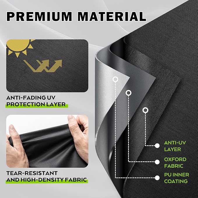 Grill Cover for Blackstone Select 36" Griddle, Outdoor Griddle Cover for Blackstone 36in 4-Burner Grill 6008, Waterproof Anti-Wear Protective Griddle Cover, Protective Flat Top Grill Cover