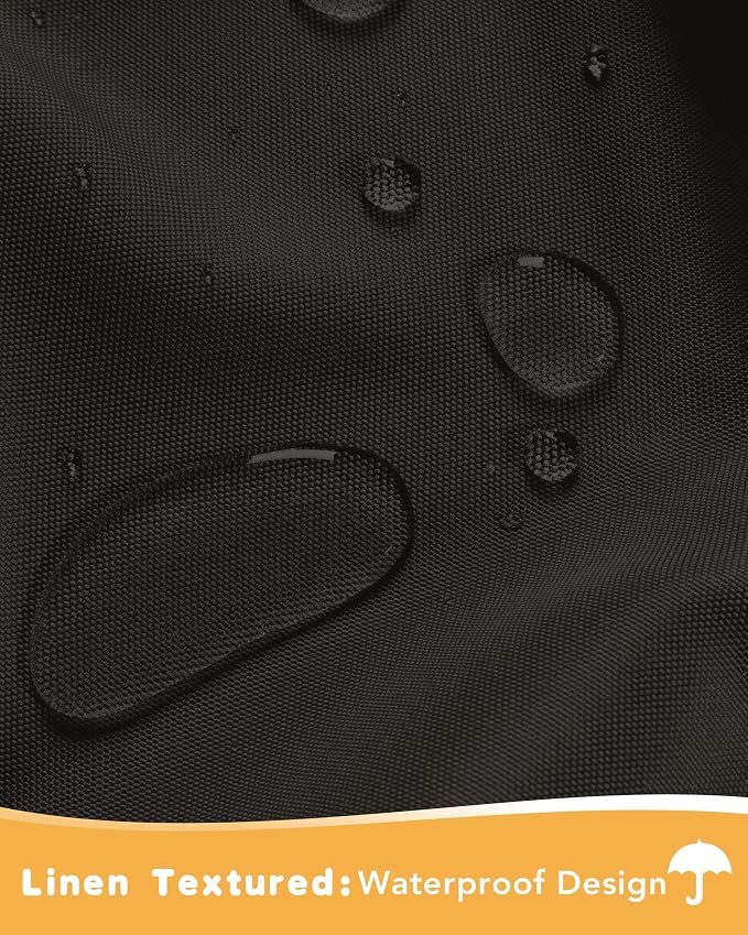 Outdoor Curtains for Patio Waterproof 2 Pcs 54x108 Inch Chocolate | Poolside - Image 2