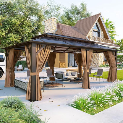 Aoxun 12'x20' Hardtop Gazebo by Aoxun