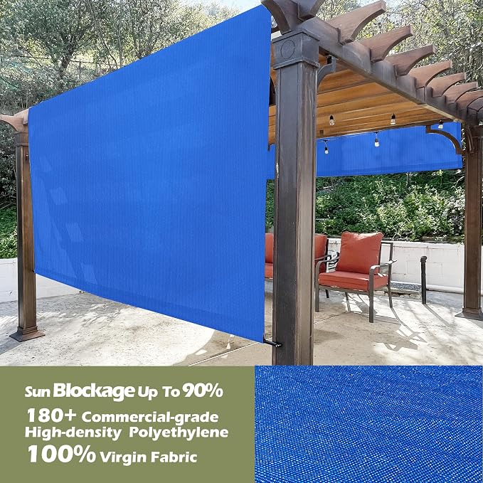 Alion Home Custom HDPE Permeable Canopy Sun Shade Cover Replacement - Image 4