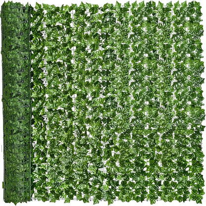 DearHouse Artificial Ivy Privacy Fence, 197x78.7inch Artificial Hedges Fence and Faux Ivy Leaf Decoration for Outdoor Decor, Home, Garden Decor