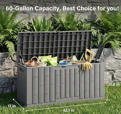 60 Gallon Resin Deck Box, Package Delivery Box - Image 2