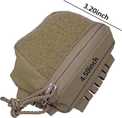 Tactical NVG Battery Pouch Helmet Mounted, Counter Weight Pouch GP Balance Retention for Fast MK1 PJ Airsoft Helmet