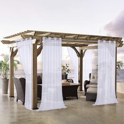 LORDTEX Burlap Linen Look Outdoor Curtain - Image 5
