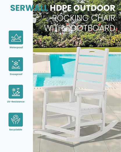 SERWALL 2-Pc Rocking Chair Set - Image 4